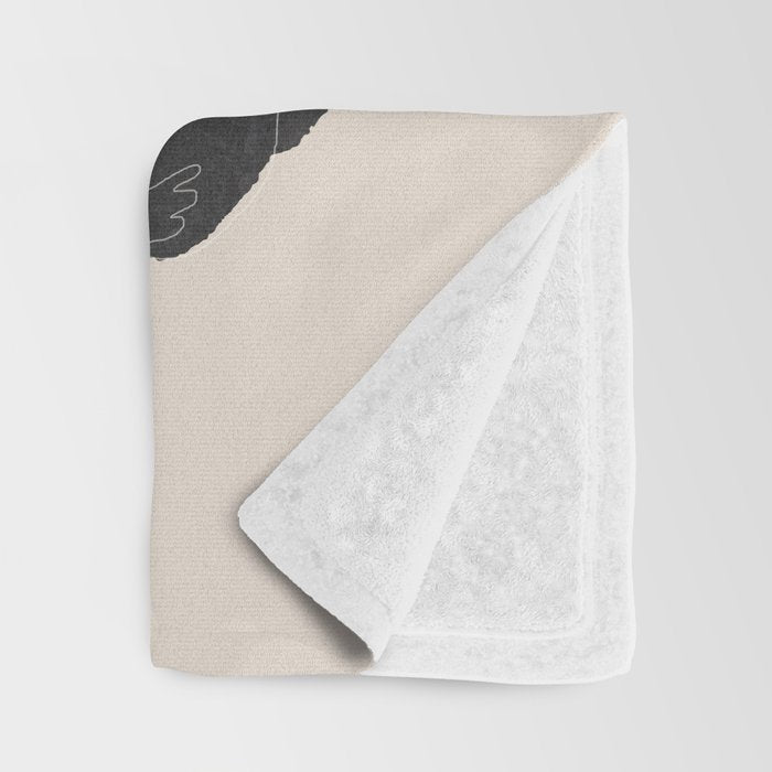 The Abstract Black Squirrel Throw Blanket Gallery Image 3