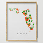 Florida State Flower - Orange Blossoms Serving Tray Gallery Image 1