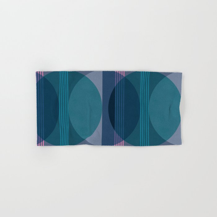 Abstraction_BLUE_LANDSCAPE_MOONLIGHT_NATURE_POP_ART_)521A Bath Towel Gallery Image 1