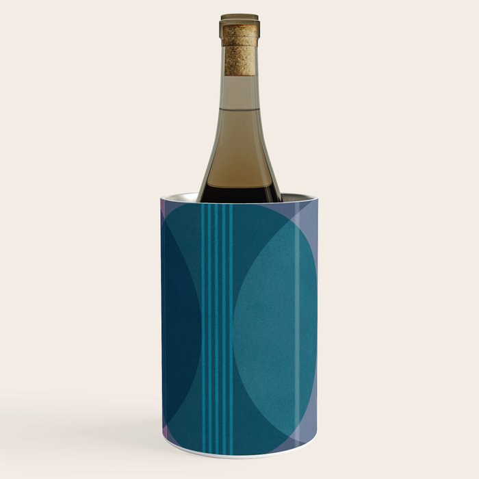 Abstraction_BLUE_LANDSCAPE_MOONLIGHT_NATURE_POP_ART_)521A Wine Chiller Gallery Image 2