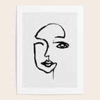 Face Line Art Print 2 Poster Gallery Image 4