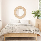 Table Tennis Patent - Tennis Art - Antique Duvet Cover Gallery Image 3