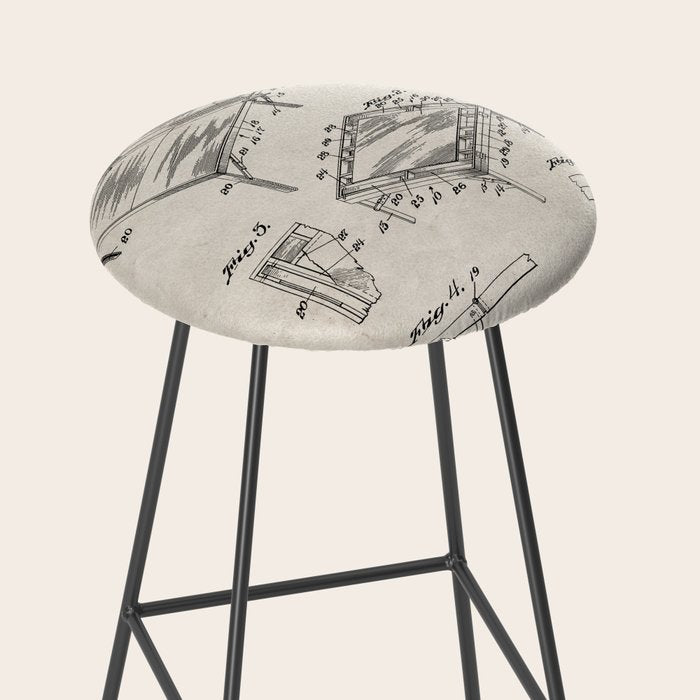Table Tennis Patent - Tennis Art - Antique Stool Gallery Image 2