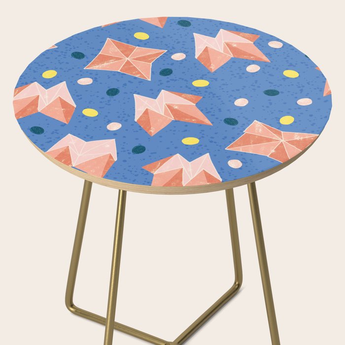 Origami Fortune Teller in Lavender & Pastel Pink Side Table Gallery Image 2