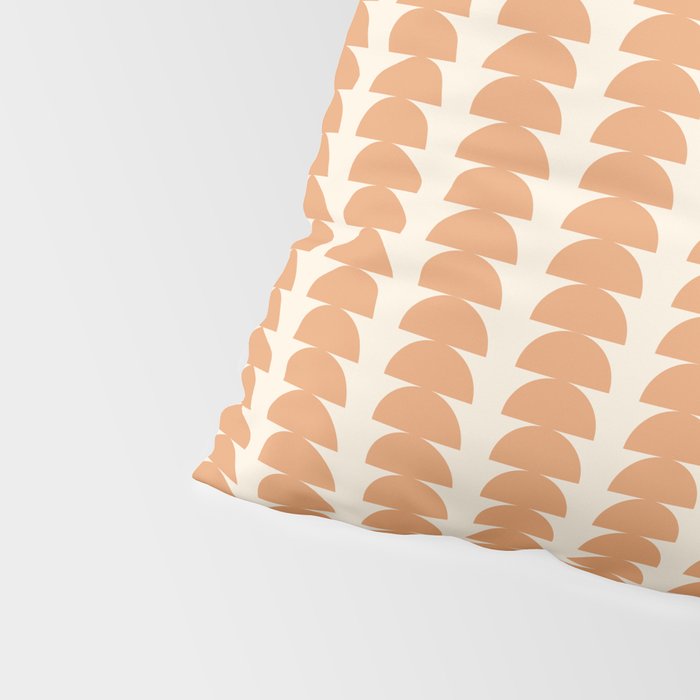 Maude Pattern XXIII Pantone Peach Fuzz Pillow Sham Gallery Image 4