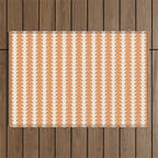 Maude Pattern XXIII Pantone Peach Fuzz Outdoor Rug Gallery Image 1