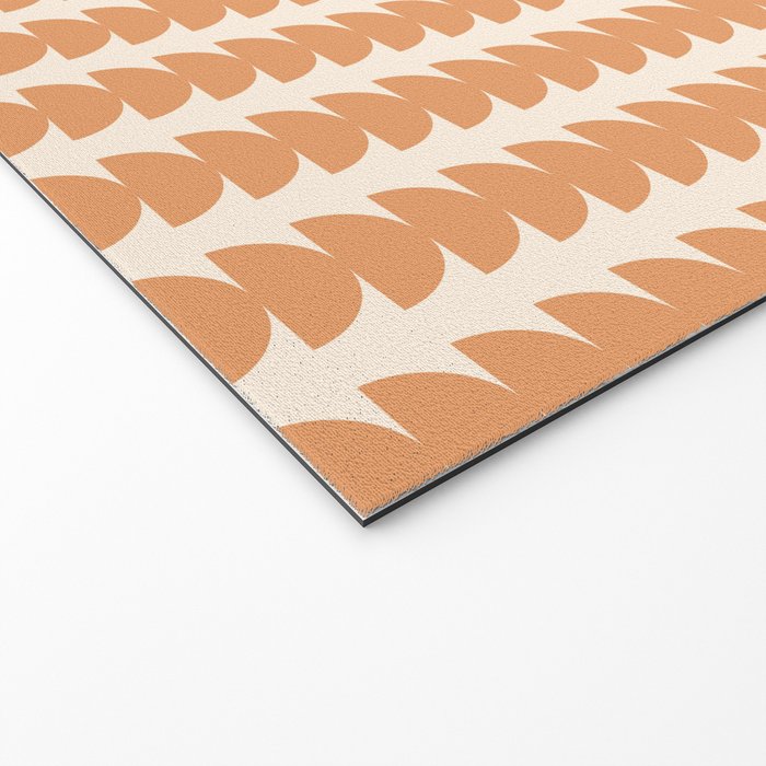 Maude Pattern XXIII Pantone Peach Fuzz Welcome Mat Gallery Image 2