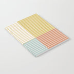 Color Block Line Abstract IX Coastal Beachy Notebook Gallery Image 2