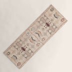 Moroccan Traditional Carpet Arwtork 11 Yoga Mat Gallery Image 1