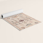 Moroccan Traditional Carpet Arwtork 11 Yoga Mat Gallery Image 2