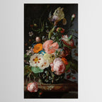 Still Life with Flowers on a Marble Tabletop, Rachel Ruysch, 1716 Tablecloth Gallery Image 2
