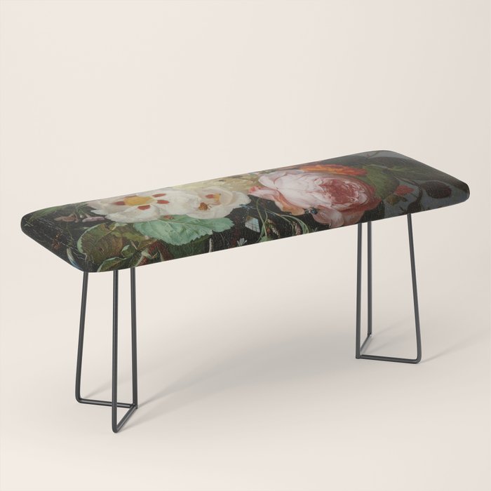 Still Life with Flowers on a Marble Tabletop, Rachel Ruysch, 1716 Bench Gallery Image 1