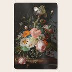 Still Life with Flowers on a Marble Tabletop, Rachel Ruysch, 1716 Cutting Board Gallery Image 1
