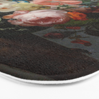 Still Life with Flowers on a Marble Tabletop, Rachel Ruysch, 1716 Bath Mat Gallery Image 3