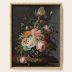 Still Life with Flowers on a Marble Tabletop, Rachel Ruysch, 1716 Serving Tray Gallery Image 1