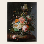 Still Life with Flowers on a Marble Tabletop, Rachel Ruysch, 1716 Poster Gallery Image 4