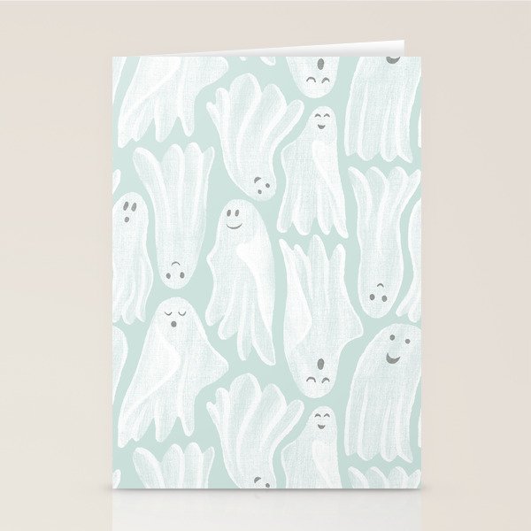 Gossamer Ghosts - soft blue Stationery Card Gallery Image 2