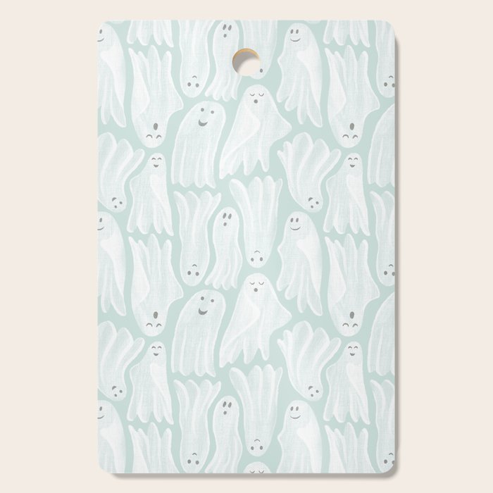Gossamer Ghosts - soft blue Cutting Board Gallery Image 1
