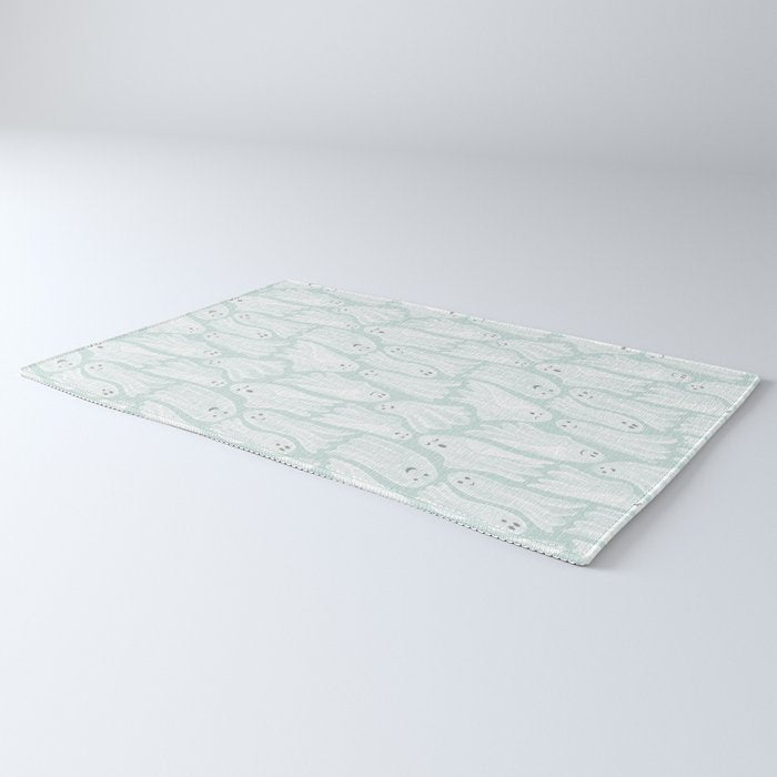 Gossamer Ghosts - soft blue Rug Gallery Image 3