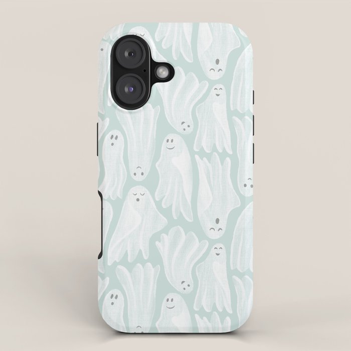 Gossamer Ghosts - soft blue iPhone Case Gallery Image 1