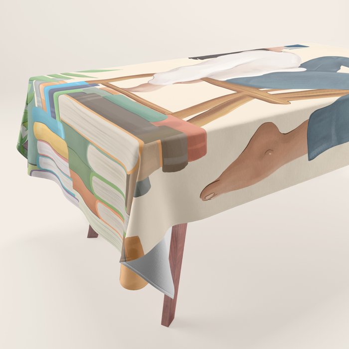 Lost in my books Tablecloth Gallery Image 1