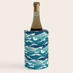 Cat waves pattern Wine Chiller Gallery Image 1