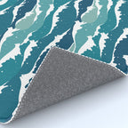 Cat waves pattern Rug Gallery Image 4