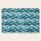 Cat waves pattern Cutting Board Gallery Image 1