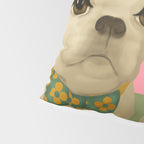 French Bulldogs at Breakfast Cafe Pillow Sham Gallery Image 4