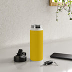 Mango Yellow Solid Color Water Bottle Gallery Image 4