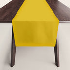 Mango Yellow Solid Color Table Runner Gallery Image 1