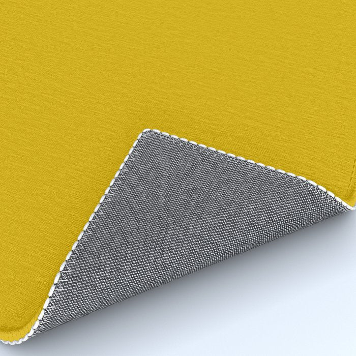Mango Yellow Solid Color Rug Gallery Image 4