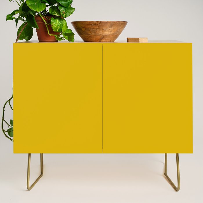 Mango Yellow Solid Color Credenza Gallery Image 1