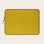 Mango Yellow Solid Color Laptop Sleeve Gallery Image 1