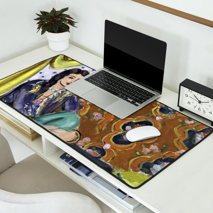 Henri Matisse 'Odalisque' Orientalist Female Figurative Art Desk Mat Gallery Image 2