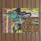 Henri Matisse 'Odalisque' Orientalist Female Figurative Art Outdoor Rug Gallery Image 1