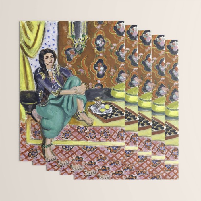 Henri Matisse 'Odalisque' Orientalist Female Figurative Art Wrapping Paper Gallery Image 3