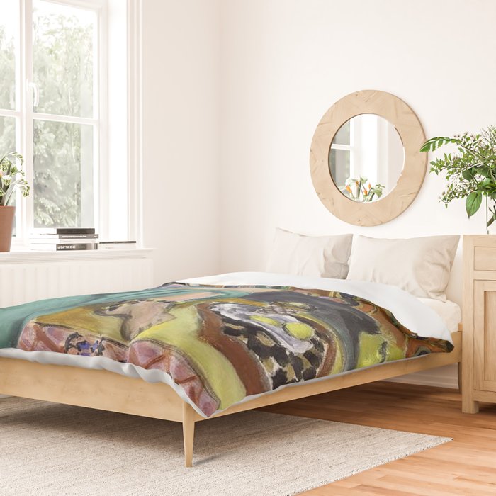 Henri Matisse 'Odalisque' Orientalist Female Figurative Art Duvet Cover Gallery Image 2