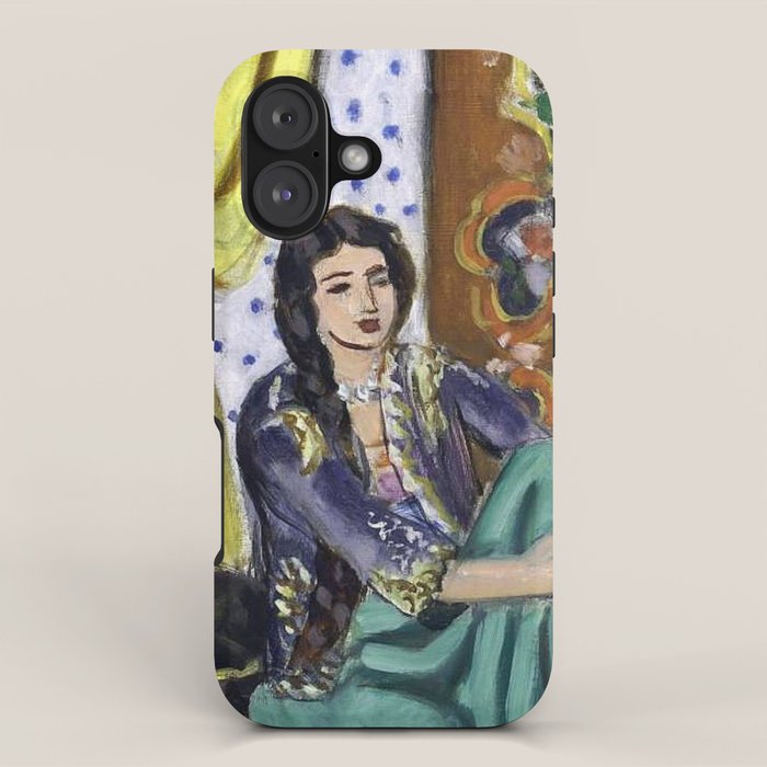 Henri Matisse 'Odalisque' Orientalist Female Figurative Art iPhone Case Gallery Image 1