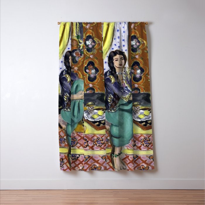 Henri Matisse 'Odalisque' Orientalist Female Figurative Art Window Curtain Gallery Image 3