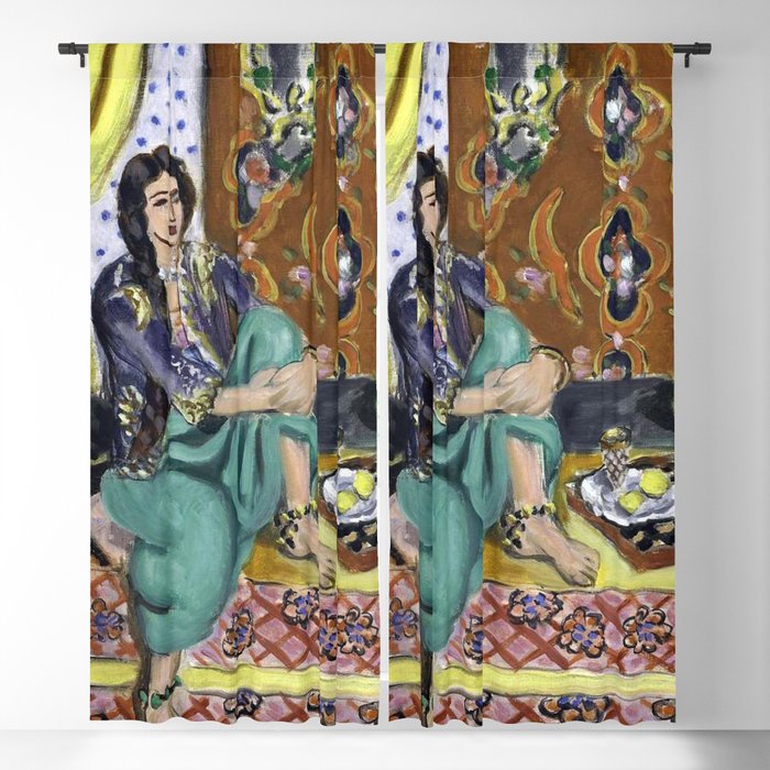 Henri Matisse 'Odalisque' Orientalist Female Figurative Art Window Curtain Gallery Image 5