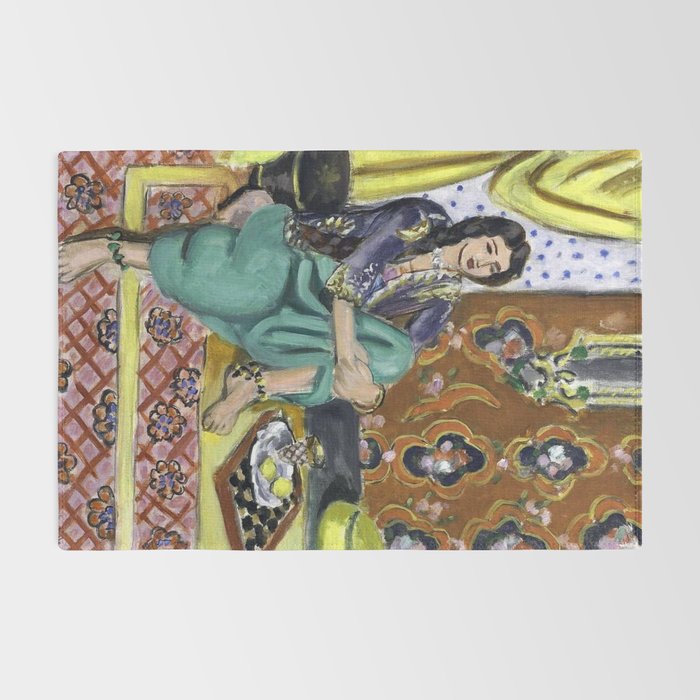 Henri Matisse 'Odalisque' Orientalist Female Figurative Art Rug Gallery Image 2