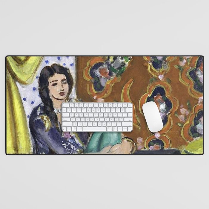 Henri Matisse 'Odalisque' Orientalist Female Figurative Art Desk Mat Gallery Image 1