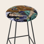 Henri Matisse 'Odalisque' Orientalist Female Figurative Art Stool Gallery Image 2