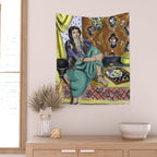 Henri Matisse 'Odalisque' Orientalist Female Figurative Art Wall Tapestry Gallery Image 2