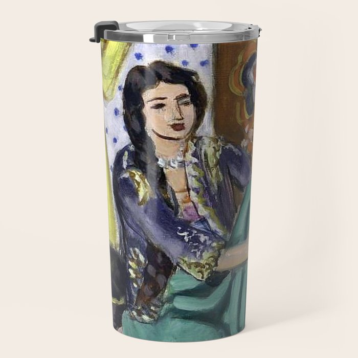 Henri Matisse 'Odalisque' Orientalist Female Figurative Art Travel Mug Gallery Image 3
