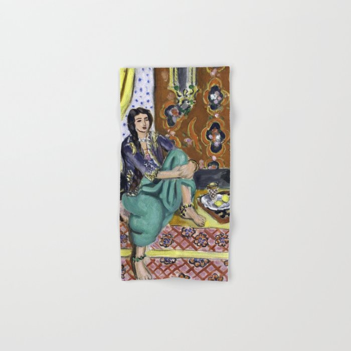 Henri Matisse 'Odalisque' Orientalist Female Figurative Art Bath Towel Gallery Image 1