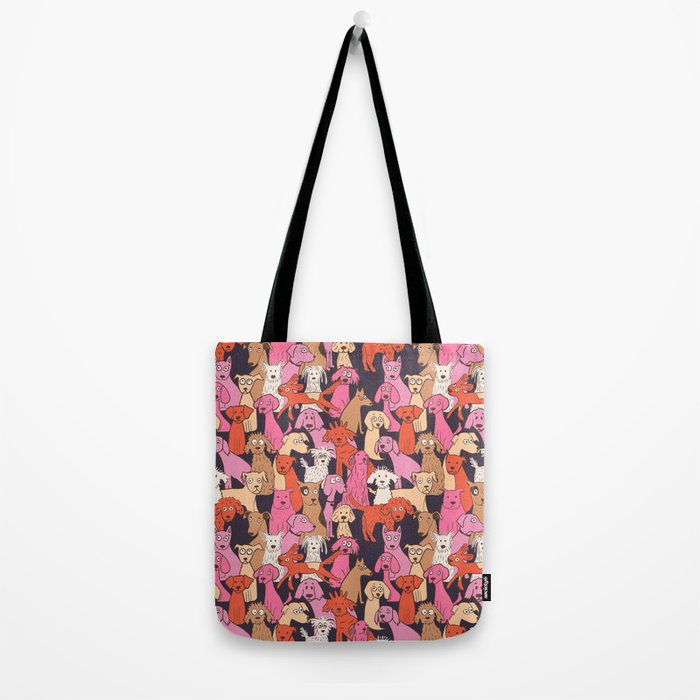 Dogs all day brights Tote Bag Gallery Image 2