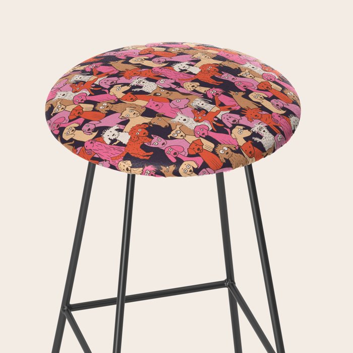 Dogs all day brights Stool Gallery Image 2