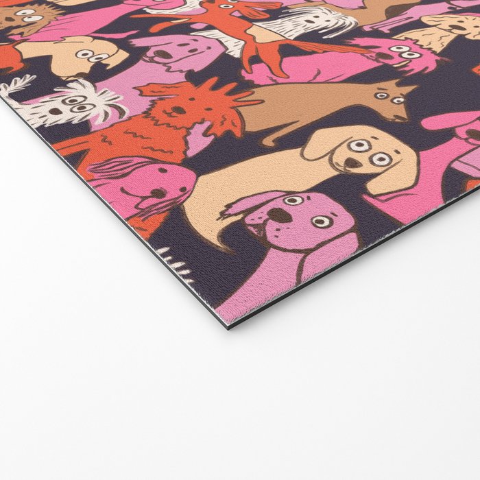 Dogs all day brights Welcome Mat Gallery Image 2